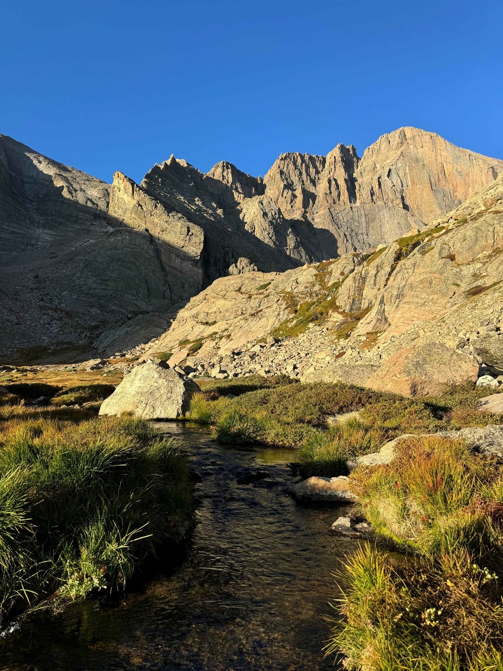 Bright mountain travel scene for trip preparation